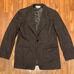 Giorgio Armani tweed vintage classic button blazer made in Italy